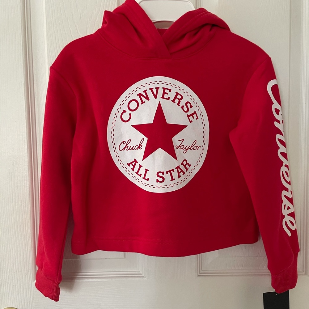 Converse Girls red hoodie